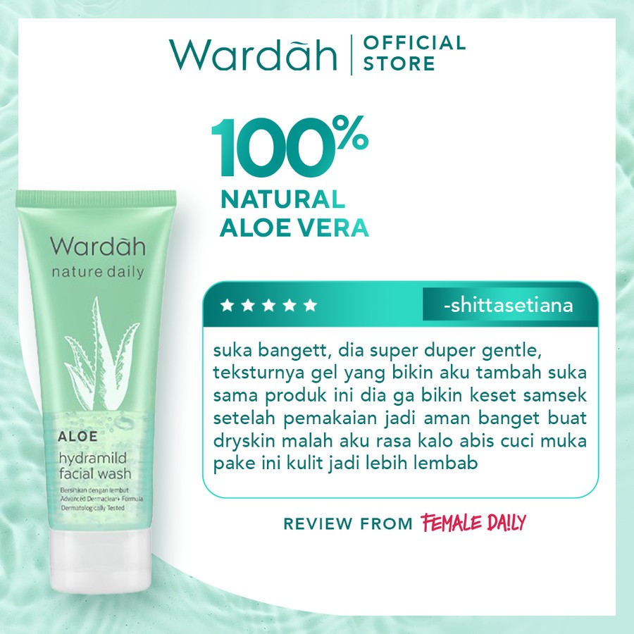 Wardah Aloe Hydramild Facial Wash