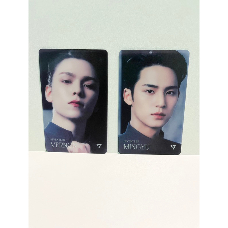 Vernon Mingyu Seventeen Face The Sun Set Photocard