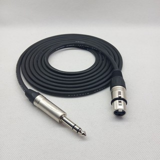Kabel Mic Canare - Jack Akai 6.5mm Stereo To XLR Female - 15 Meter