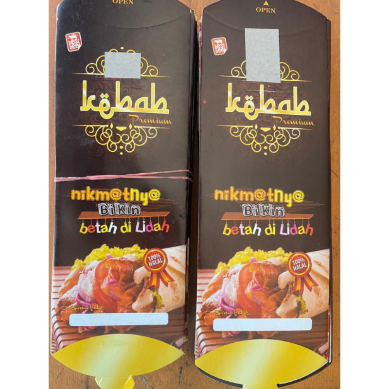 

Bungkus kebab | kemasan kebab hitam tebal isi 50