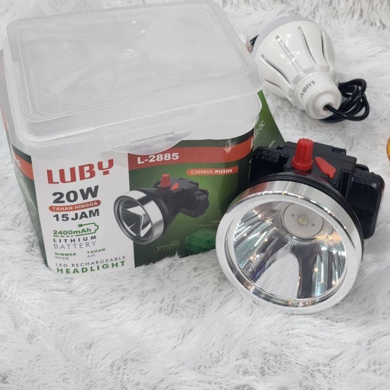 Senter Kepala Luby 2885 Dimmer Volume 20watt