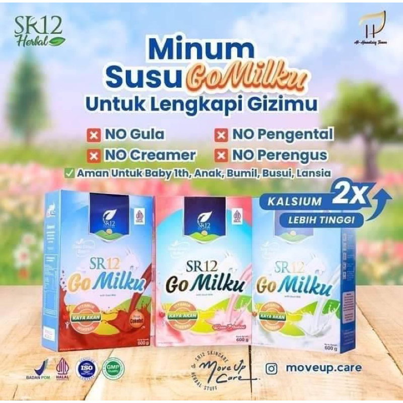 

go milku Sr12,susu kambing etawa, ikan gabus, daun kelor, susu untuk lansia, susu untuk penyembuhan