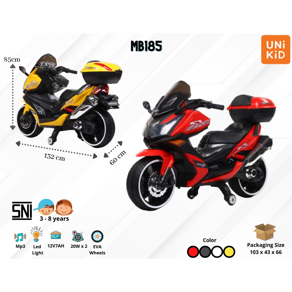 HONDA PCX UNIKID MB185 Mainan Anak Mobil Aki Motor
