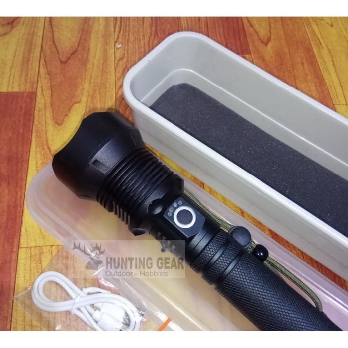 Senter blor-Senter berburu zoom-Senter hunting XHP70 LED Flashlight