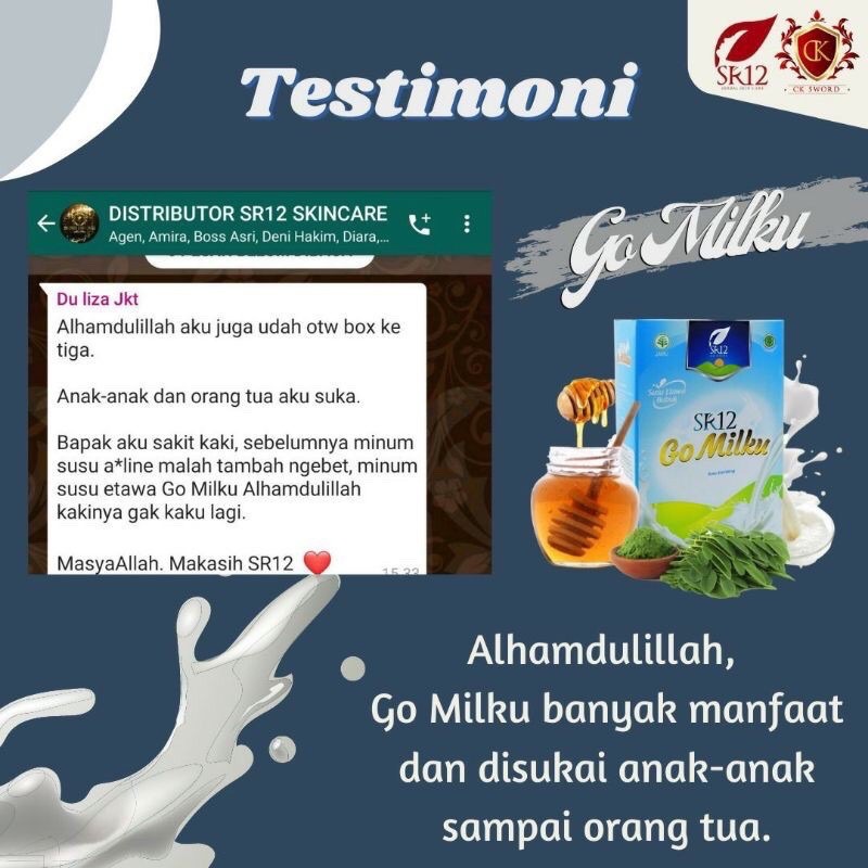 

Gomilku SR12 susu kambing etawa halal