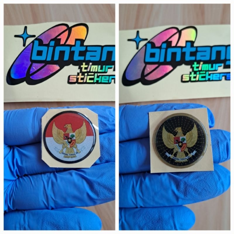 

STICKER STIKER TIMBUL BENDERA GARUDA INDONSIA BULAT