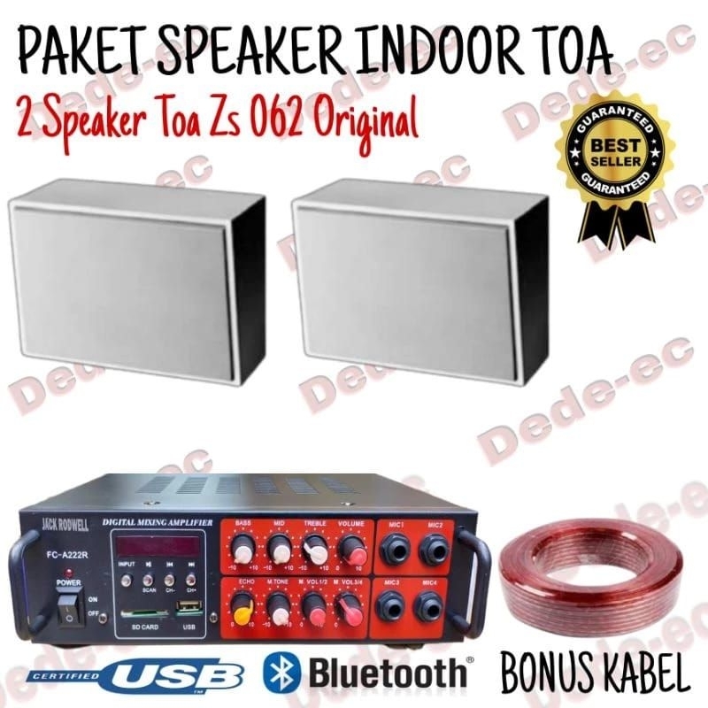 Paket Speaker Toa Indoor Original