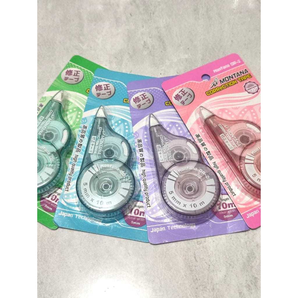

1 PCS TIPE X KERTAS MONTANA CORRECTION TAPE PITA KOREKSI OR 2