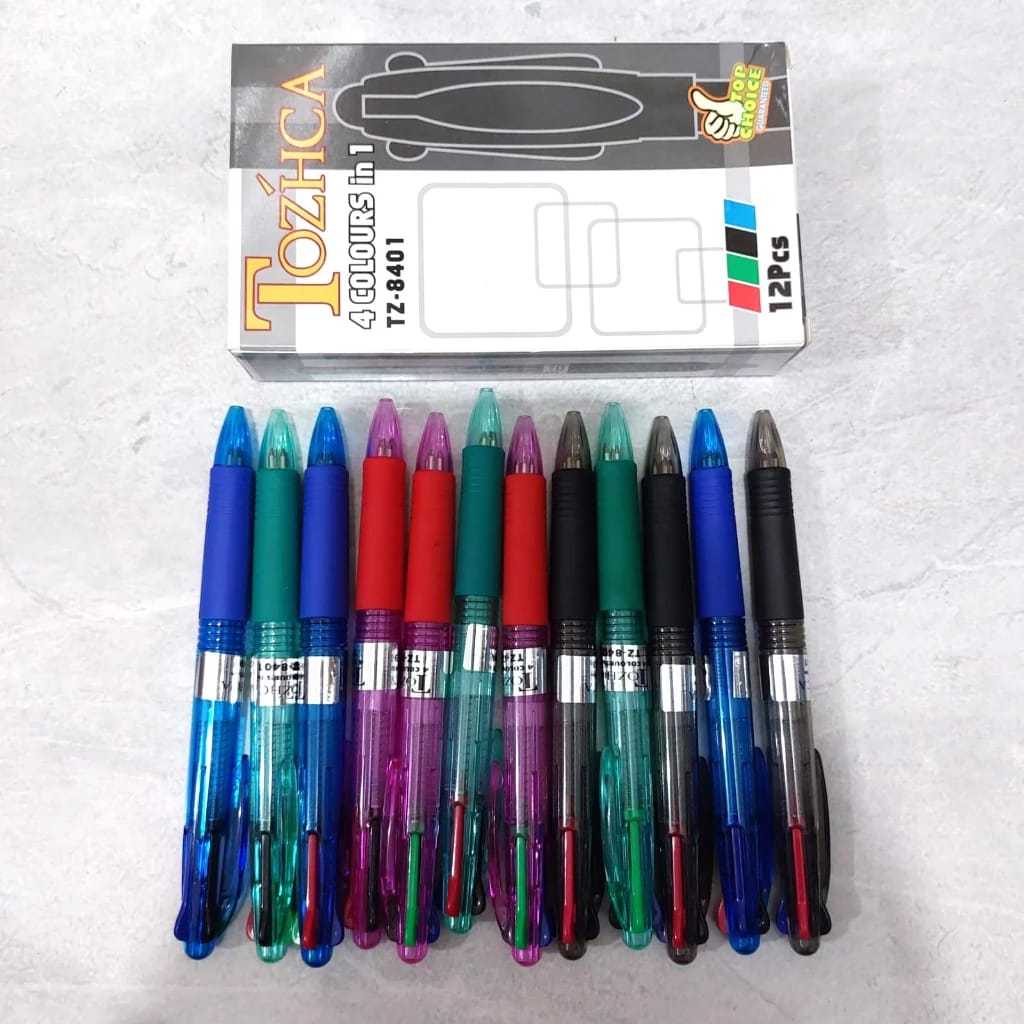 

PENA PULPEN 4 WARNA TOZHCA BEST SELLER PROMO 1 LUSIN