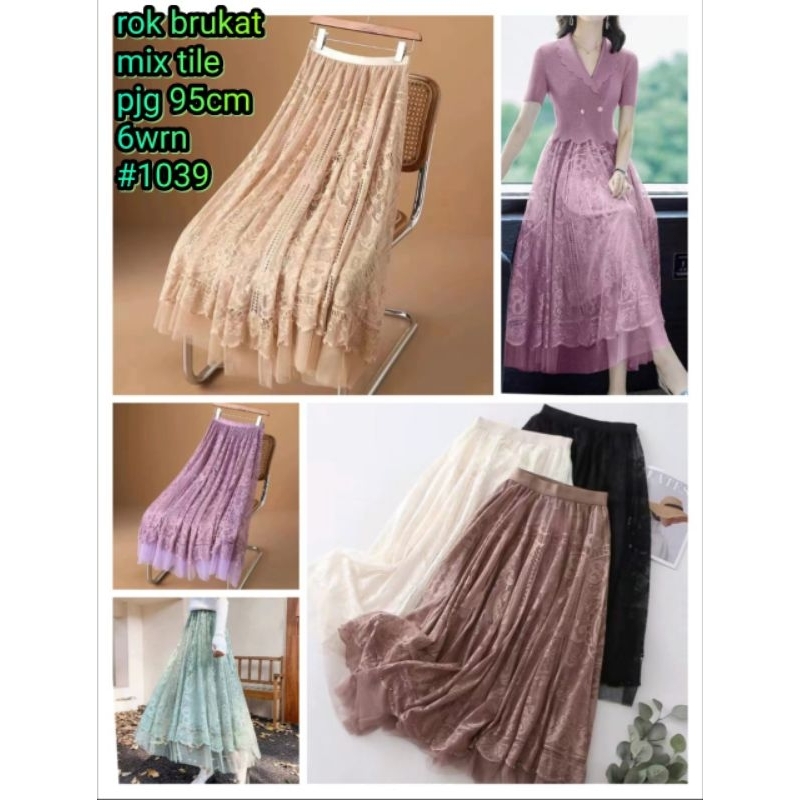 rok tutu renda import