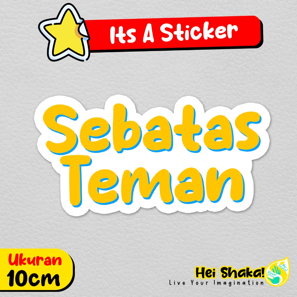 

Stiker Sebatas Teman Guyon Waton Sticker Lagu Jawa Ambyar Bahan Vinyl Anti Air