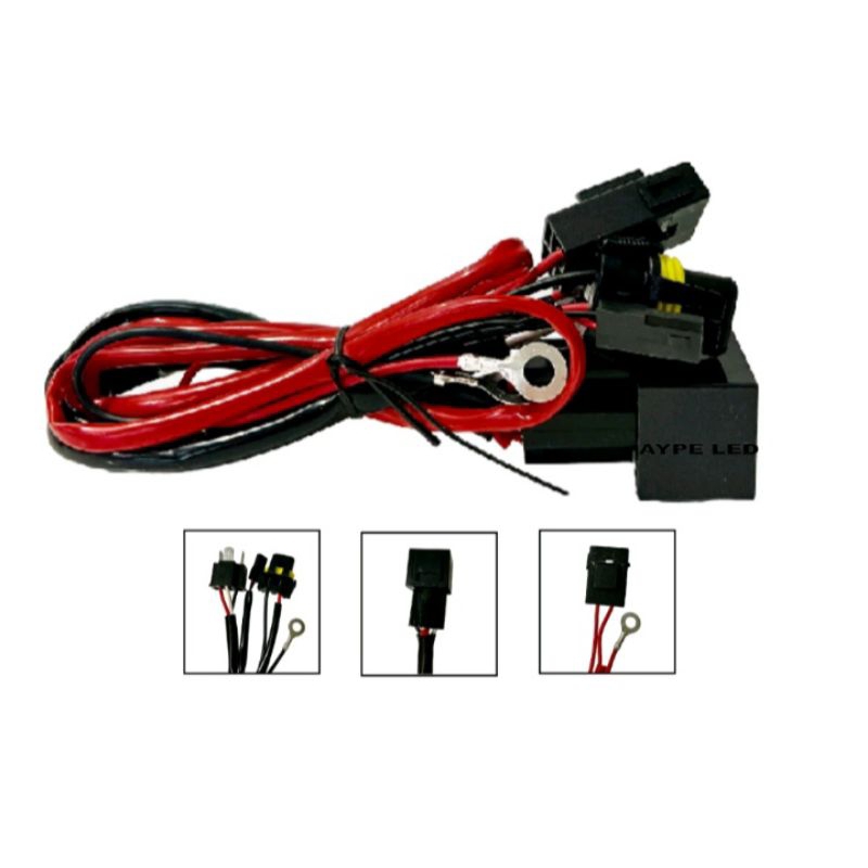 KABEL SET RELAY PROJECTOR BILED H4 MOTOR