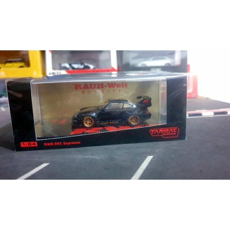 Diecast Tarmac Porsche RWB 993 Sopranos Segel