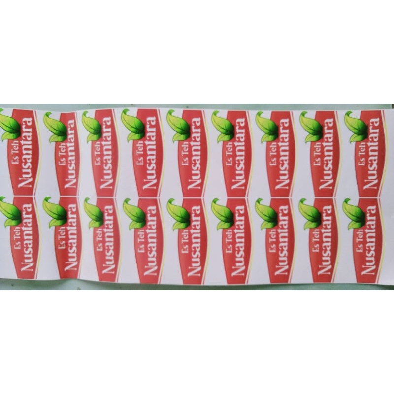 

Stiker es Nusantara 10 lembar 1080 biji