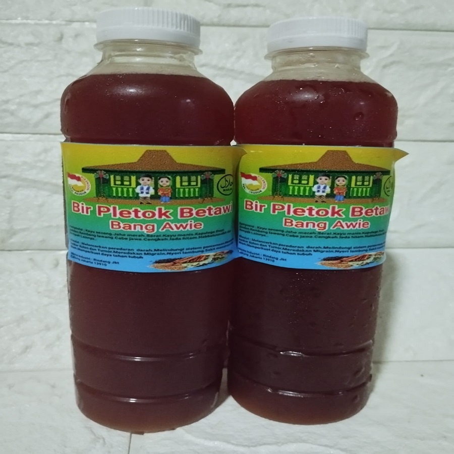 

Paket 3 botol Bir Pletok 330ml Khas Betawi Bang Awie