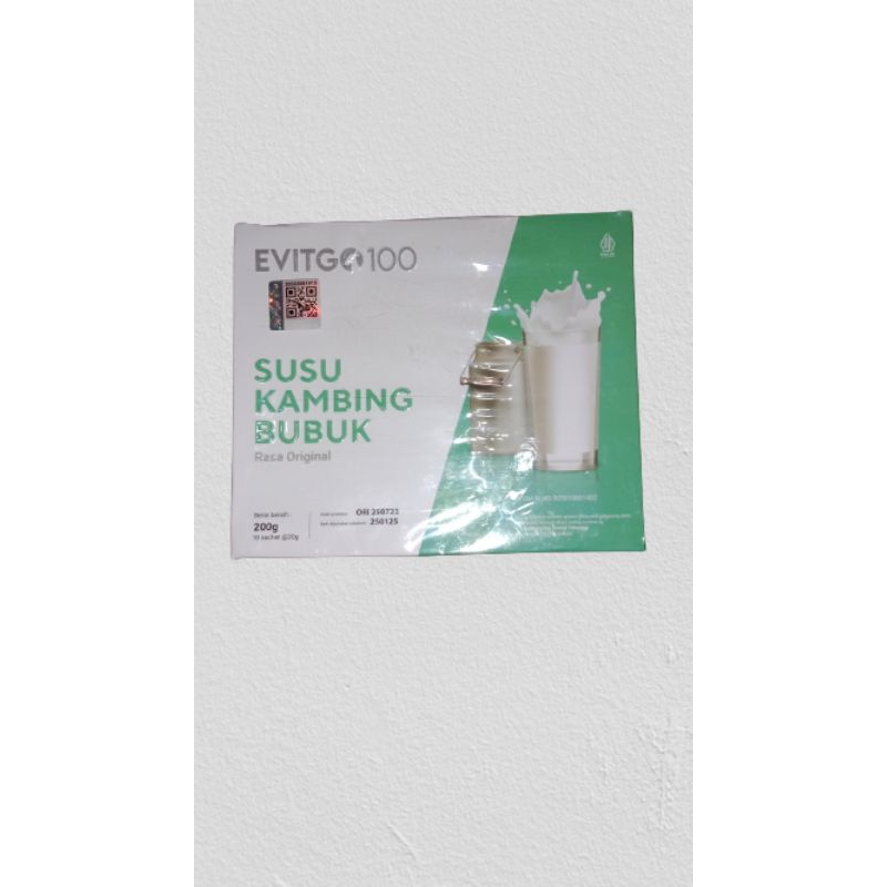 

EVITGO SUSU KAMBING BUBUK 100% ORIGINAL 1 BOX ISI 10 SACHET