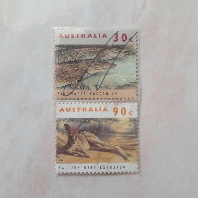 

(A) Perangko Australia Australian Wildlife - (1st Series) Tahun 2005 set 2pcs