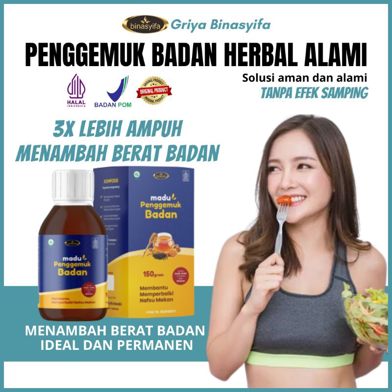 

Madu Alami Penggemuk Badan – 100% Asli BPOM, Meningkatkan Berat Badan Tanpa Efek Samping
