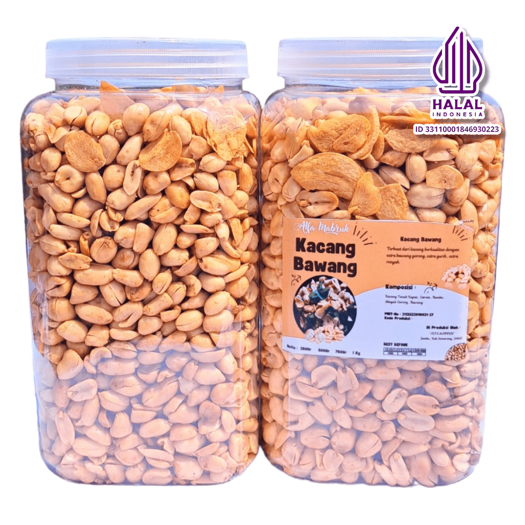 

Kacang Bali Extra Bawang Goreng Empuk Gurih Enak