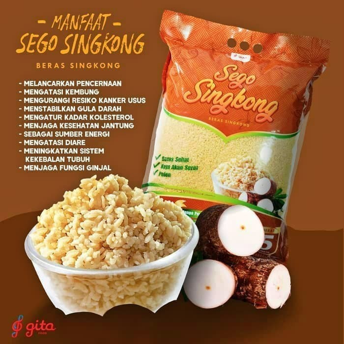 

LAKU Sego Singkong Beras Singkong Nasi Singkong