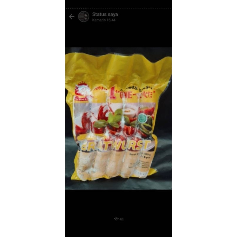 

Sosis Sapi Onesuke Bratwurst Keju isi 10 Frozen