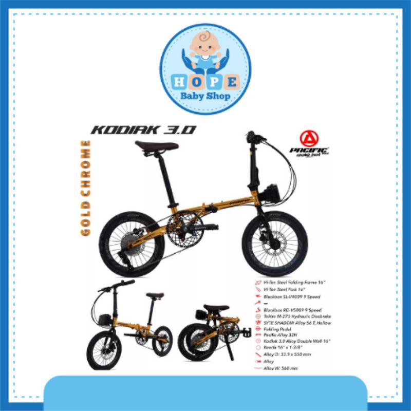 PACIFIC BIKE SEPEDA LIPAT DEWASA KODIAK 3.0