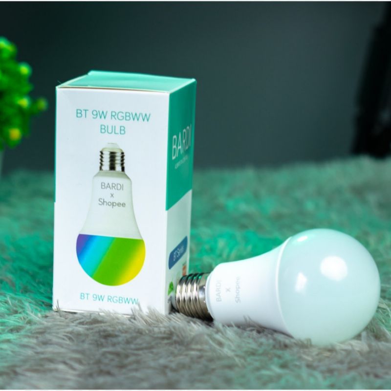 Bardi Official Smart Light Bulb 9W Rgbww - Lampu Pintar Garansi Resmi Bardi 1 Thn