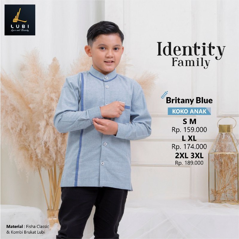 BAJU KOKO ANAK LENGAN PANJANG IDENTITY KOKO BY LUBI
