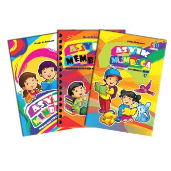 

Asyik Membaca 123 | Buku Belajar Baca Bacalah Untuk Anak Paud/TK/TKA/TPA/TKQ/TPQ/RA/SD | 16 Hal 14.5x20.5 Cm Harga 1 Buku