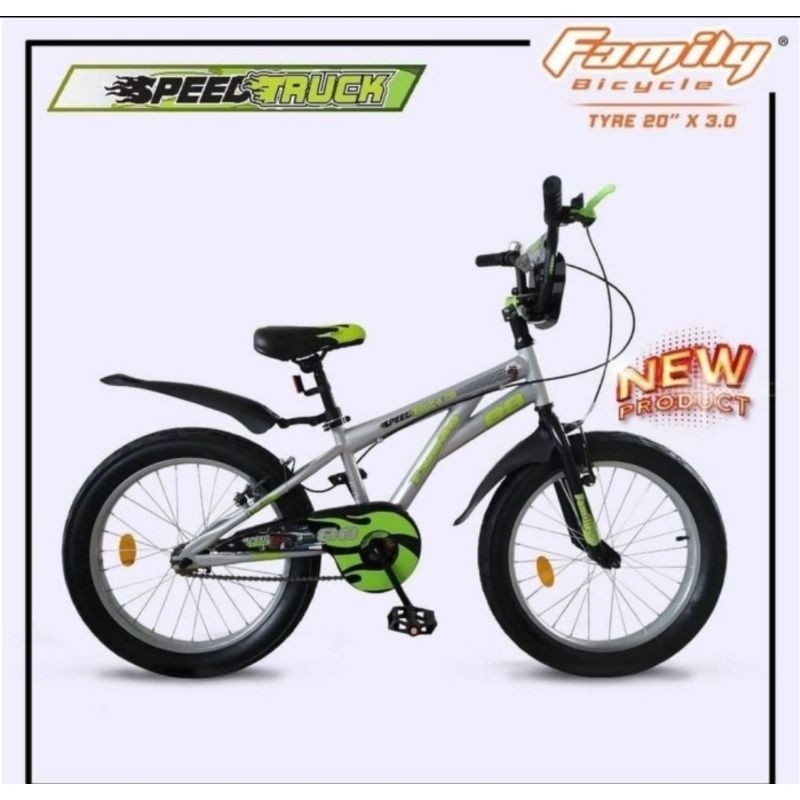 Sepeda BMX 16 inch FAMILY SPEED TRUCK TURTLES NICKELODEON  16 inc Family bike