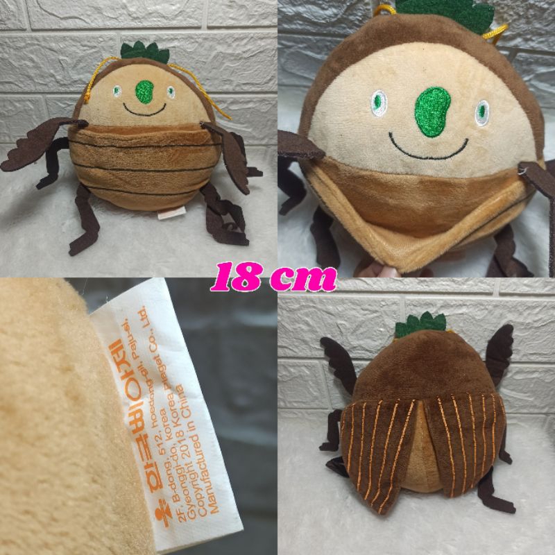 boneka hewan kecoa tempat sesuatu mainan anak kolpri plush doll