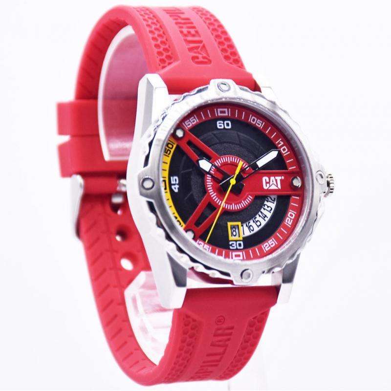 100% asli Jam Tangan Pria Caterpillar CAT AM.141.24.124 Analog Merah