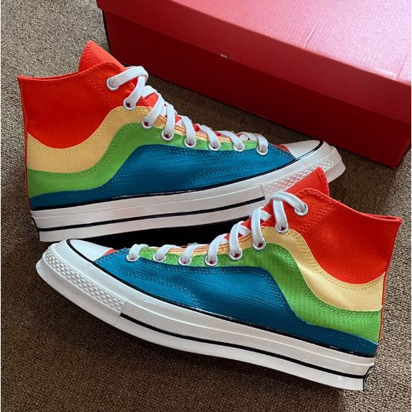 Converse Chuck Taylor 70s High National Parks (UH004) • Colour : Bright Poppy / Citron Pulse