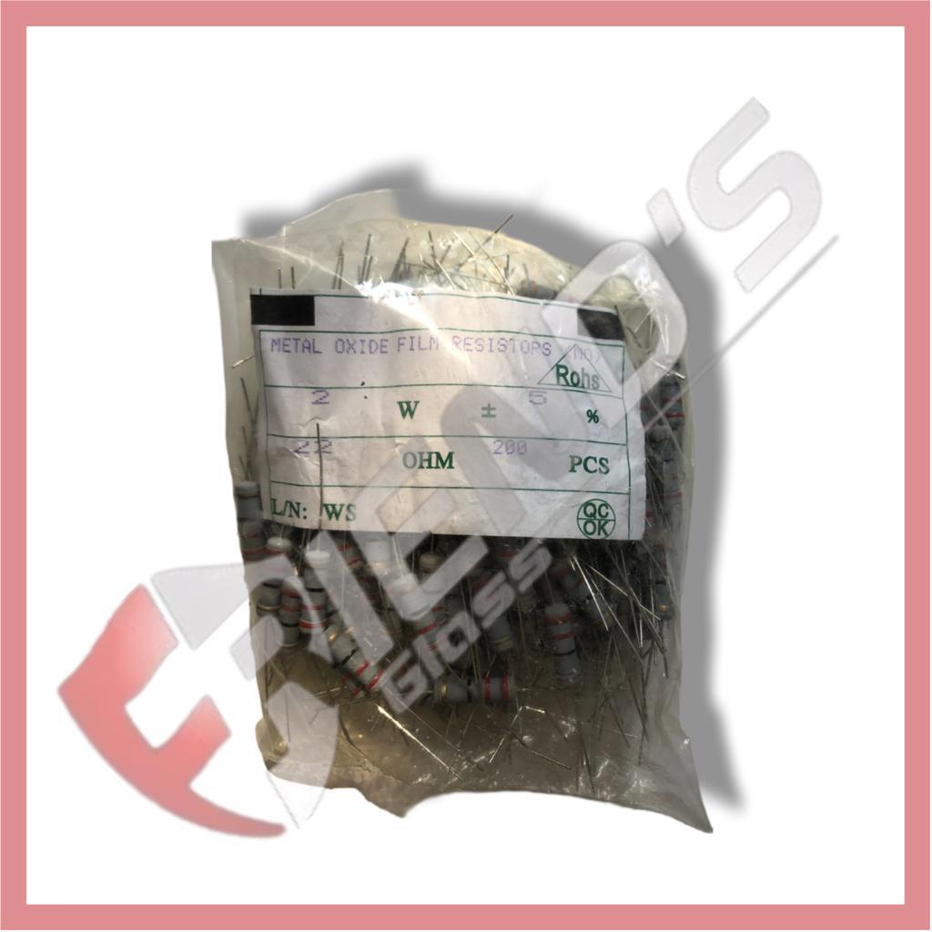 RESISTOR 22 OHM 2WATT METAL Oxide 5% RESISTOR 2 WATT 22OHM 1 PCS