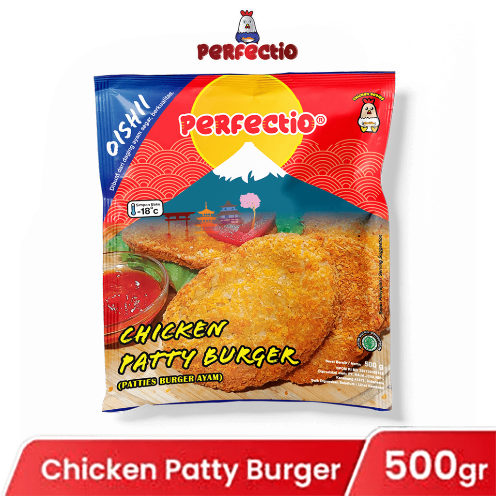 

PERFECTIO CHIKEN BURGER 500GR