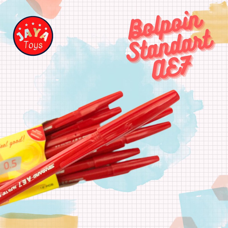 

Bolpoin/pen/bolpen standard AE7 ( Pack )