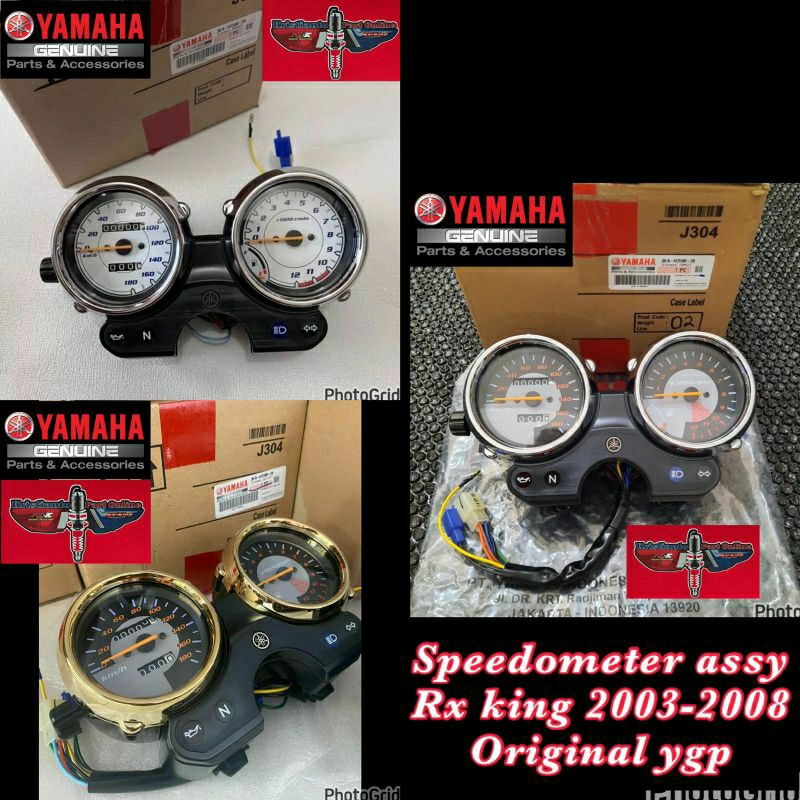 Speedometer spidometer speedo meter assy rxking rx king se gold 2003 original