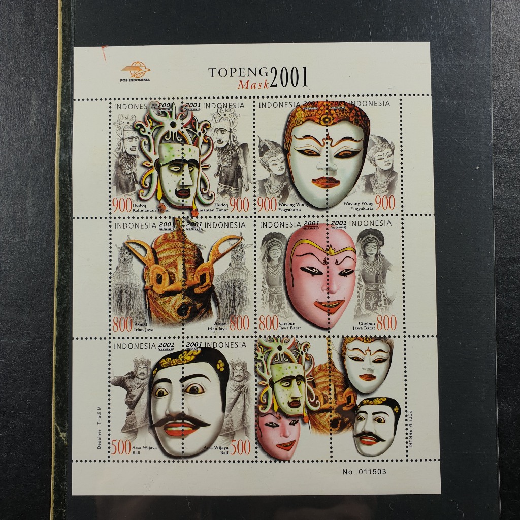 

Perangko Mini Sheet Topeng 2001