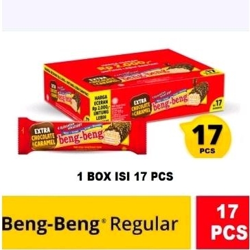 

Beng-Beng Extra Caramel 22gr 1 box isi 17pcs