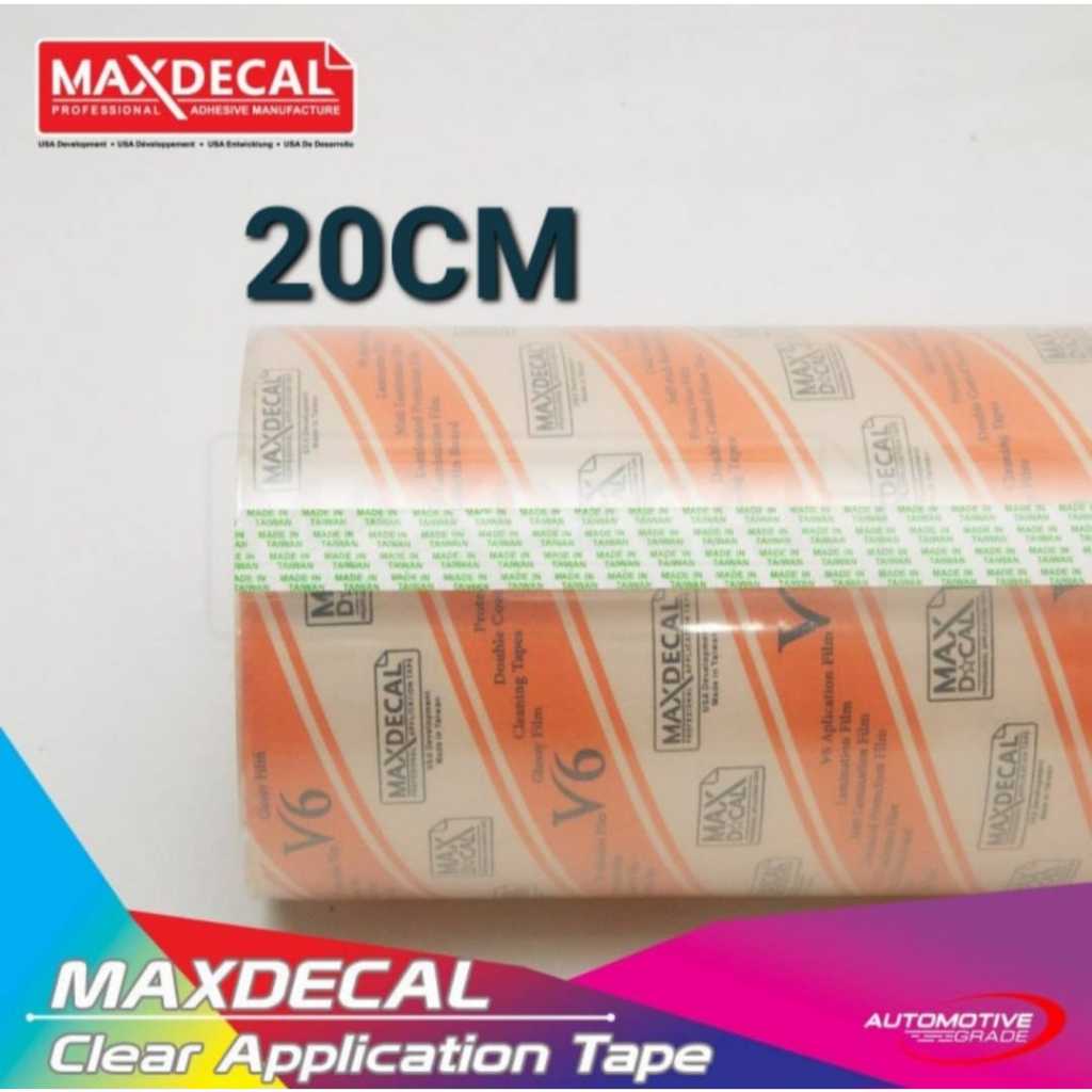 

Promo 20CM Masking Tape MAXDECAL Transfer Tape Laminasi Cutting Sticker Maxdecal 20CM