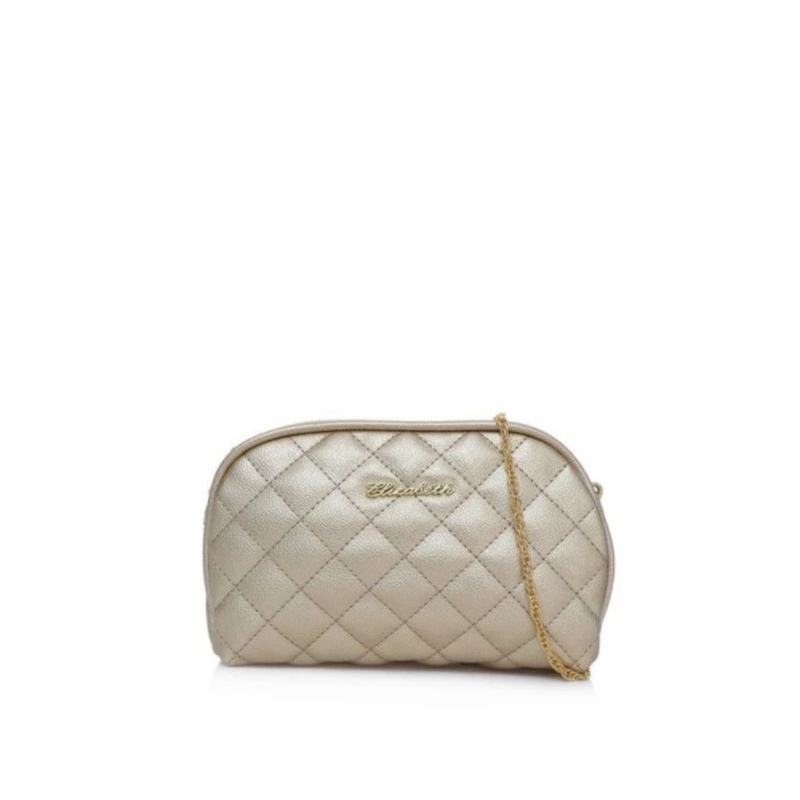 Tas Elizabeth Arias Clutch Gold