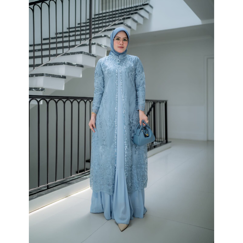GAMIS TILE SAKURA LD 130cm/ GAMIS/ GAMIS TERBARU/ GAMIS PESTA/ GAMIS KONDANGAN/ GAMIS JUMBO/ GAMIS T