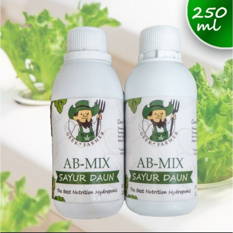 AB Mix Hidroponik Premium Sayur Daun Geek Farmer