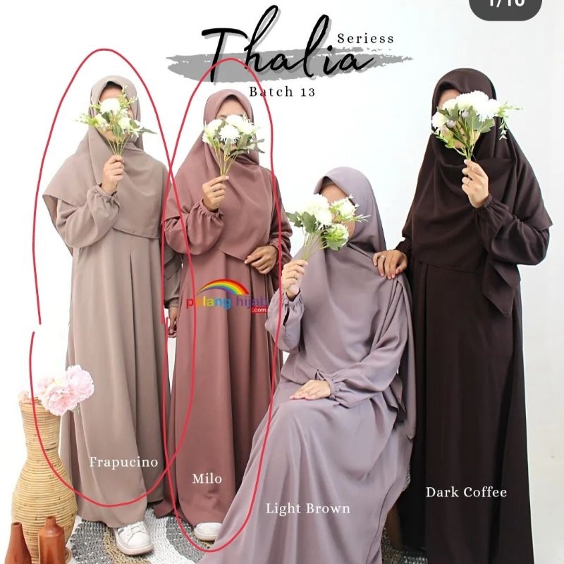 PRELOVED GAMIS PELANGI HIJAB