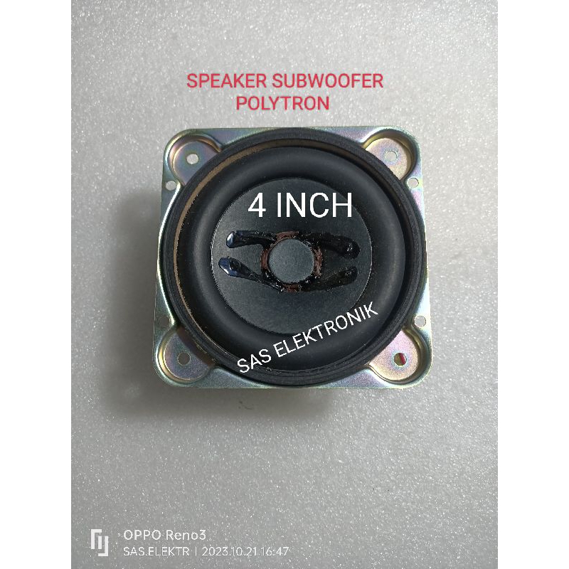 SPK SPEAKER LOADSPEAKER TV LED POLYTRON SUBWOOFER 4 INCH DOBEL COIL PLD24D123 PLD-24D123 PLD24V124 P