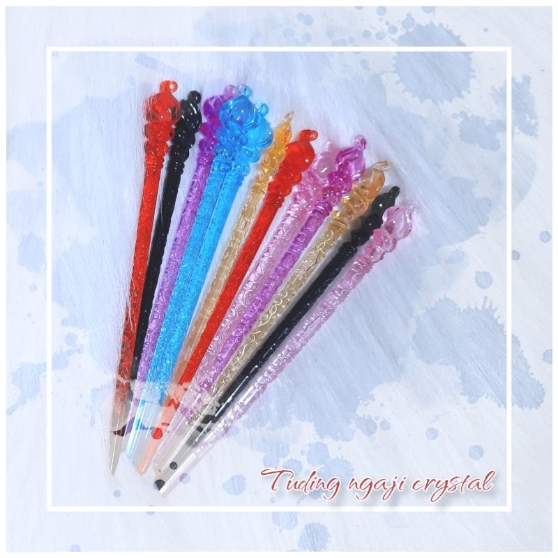 [12pcs] TUDING NGAJI UKIR CRYSTAL