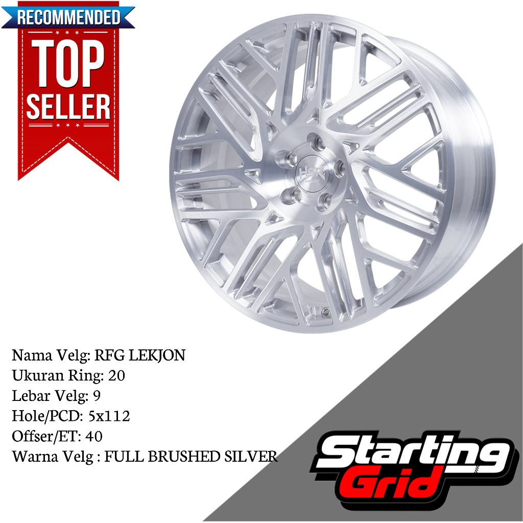 Velg Mobil HSR Forged Ring 20 Untuk Glory 580, Clubman, Audi, Mercedes Benz, Tiguan - Free Ongkir