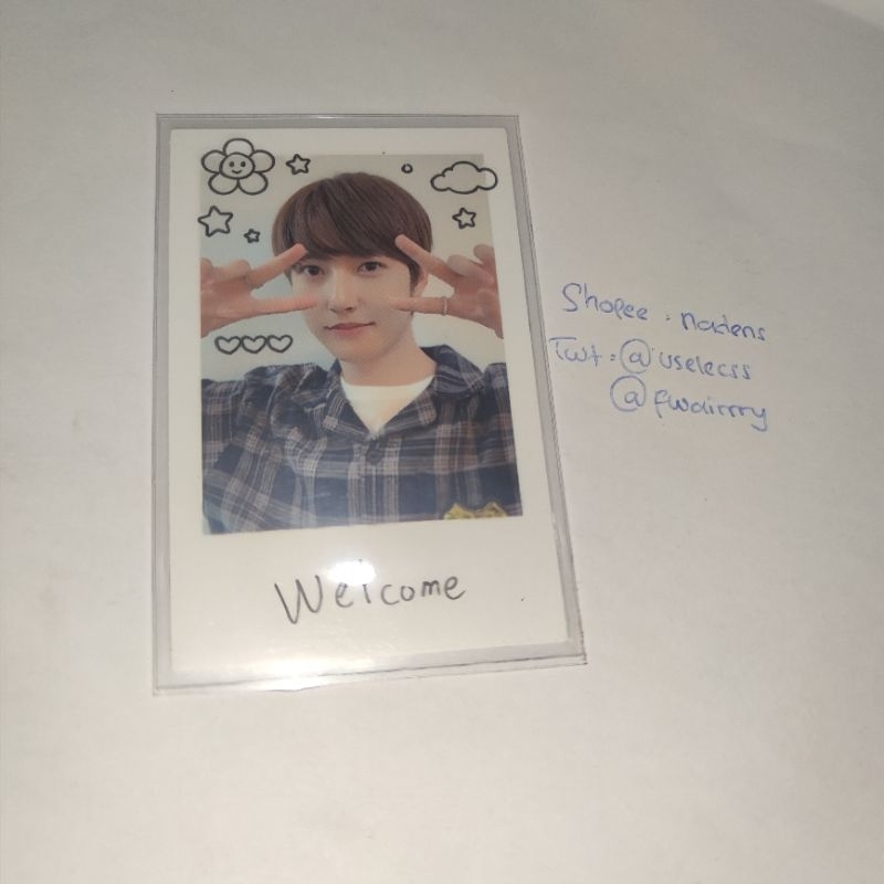 polaroid photocard pc official nct renjun collect book kolbuk home
