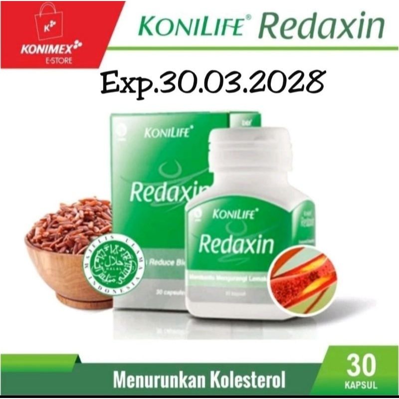 REDAXIN KONILIFE UNTUK KOLESTEROL ISI 30 KAPSUL