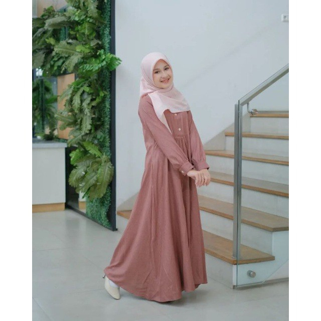 Gamis Remaja Perempuan terbaru 2023 / gamis remaja terbaru / model terbaru kekinian Gamis Alika Dres